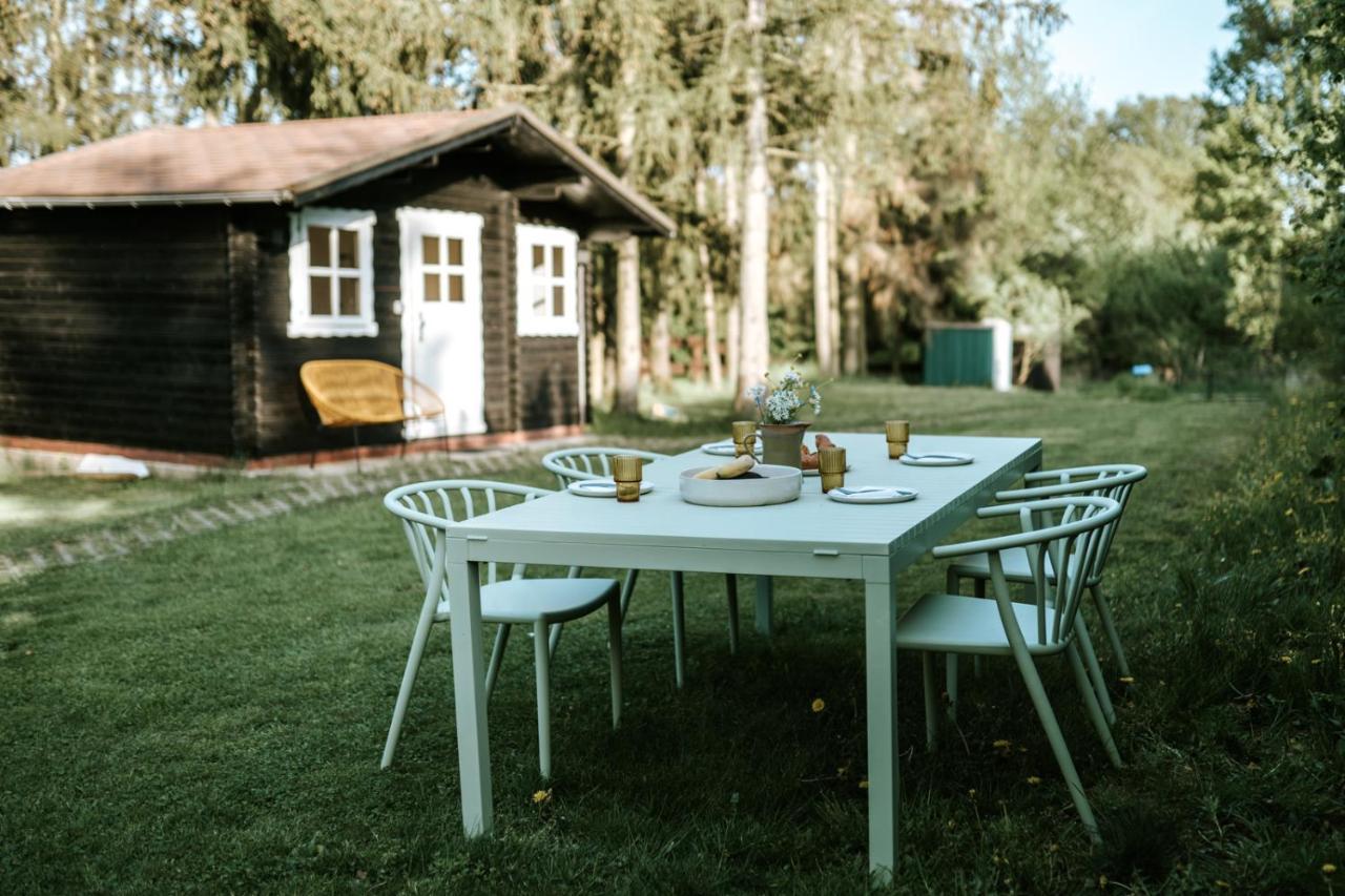 Wunderschoenes Chalet Mit Gaestehaus In Der Natur Mit Fass-Sauna Sangerhausen Eksteriør billede